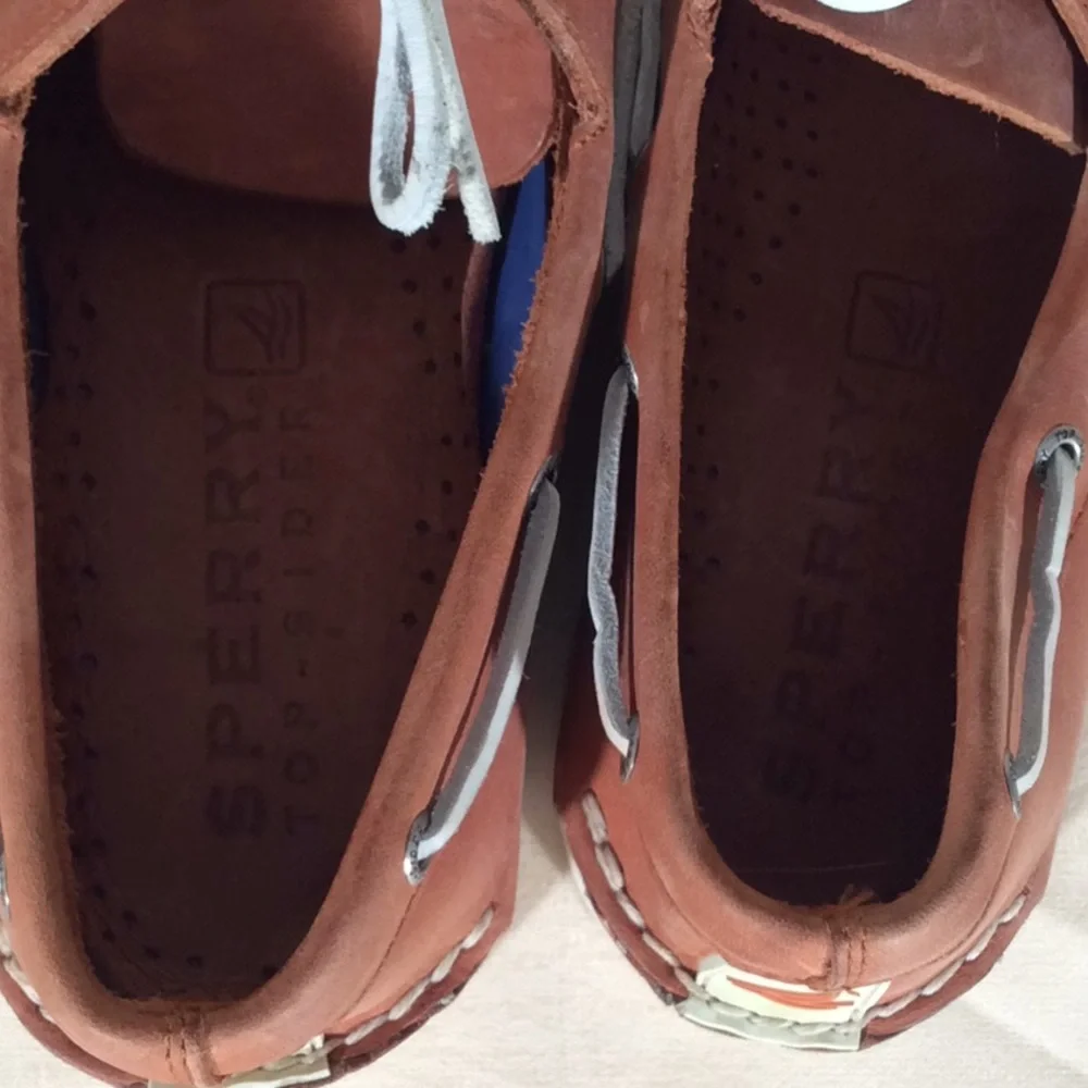 Sperry Top Sider 2 Eye Leather Upper-Size 11M